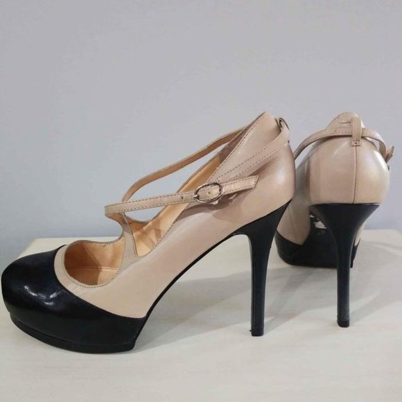 Marc Fisher platform Mary Jane style heels - size 7.5M - Picture 4 of 6